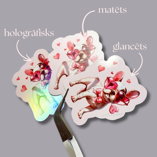 Personalizētas formas uzlīmes ar Tavu dizainu