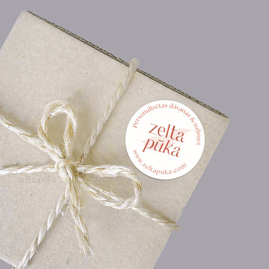 Personalizētas apaļas uzlīmes ar Tavu logo