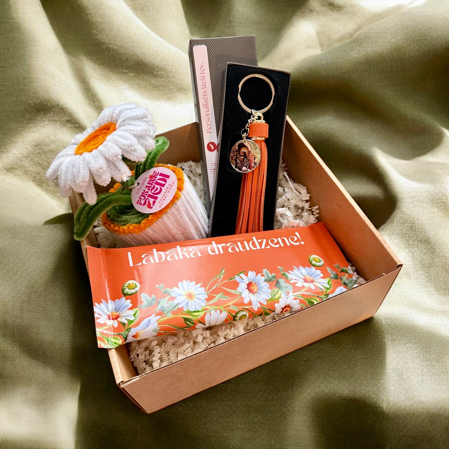 Daisy · personalizēts dāvanu komplekts