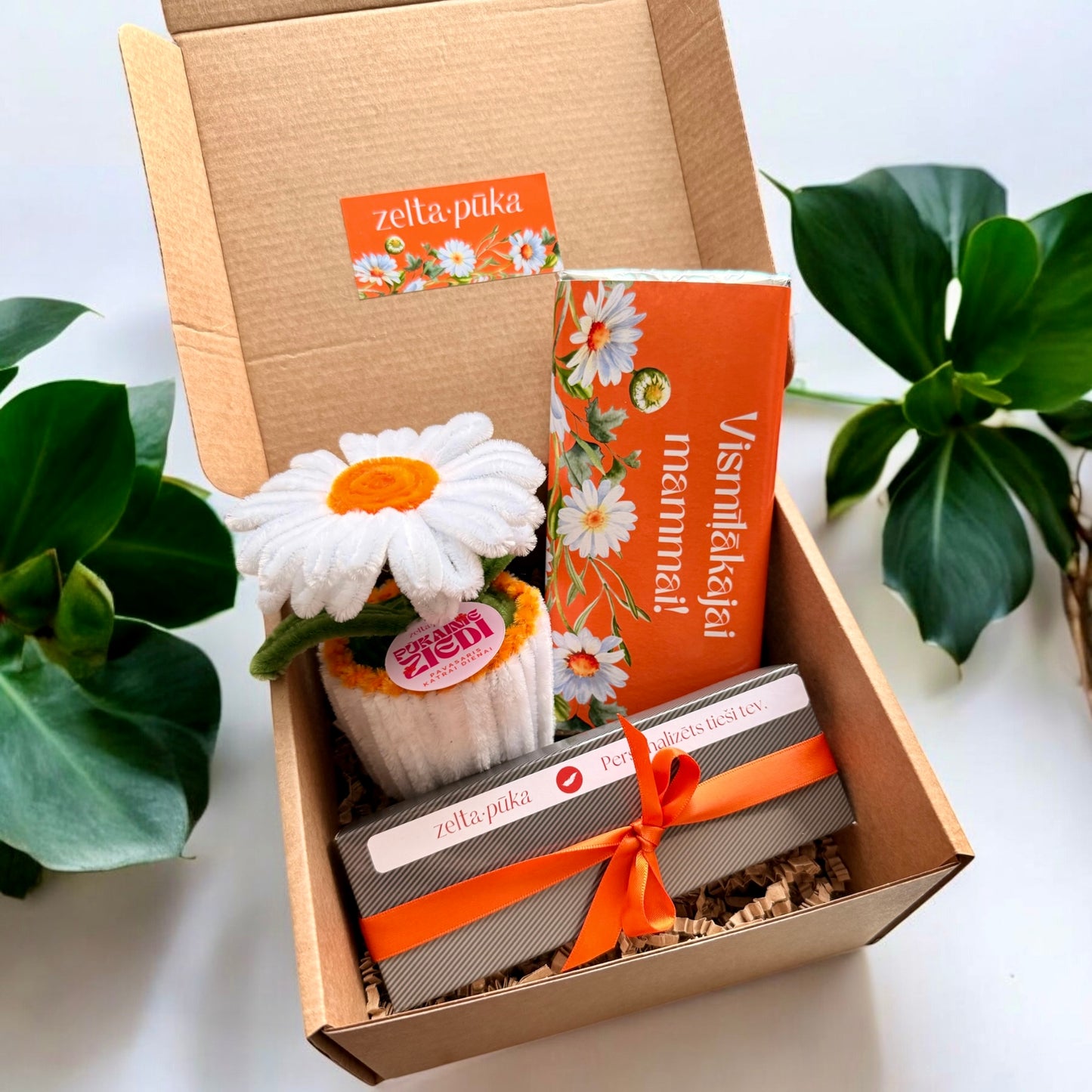 Dāvanu komplekts DAISY - Zelta Pūka