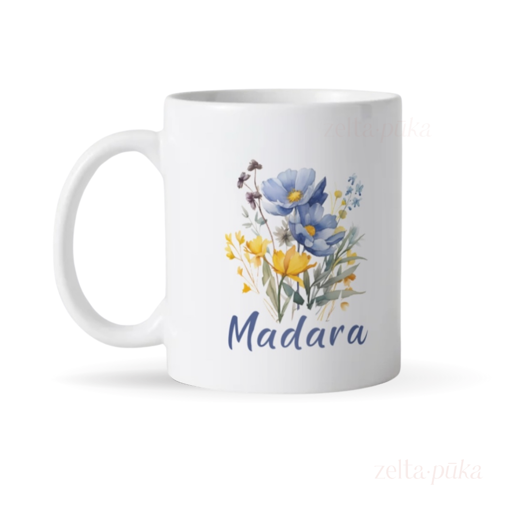 Maigums - personalizēta krūze ar tavu vārdu - Zelta Pūka