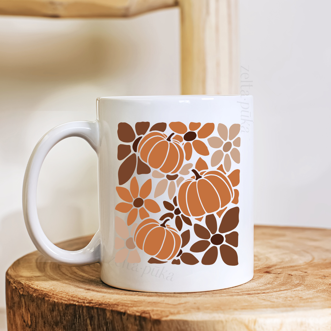 Boho rudens - personalizēta krūze