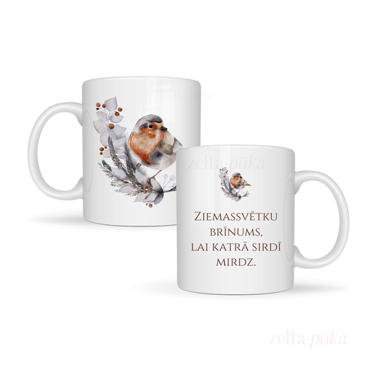 ZIEMAS BURVĪBA - personalizēta keramikas krūze