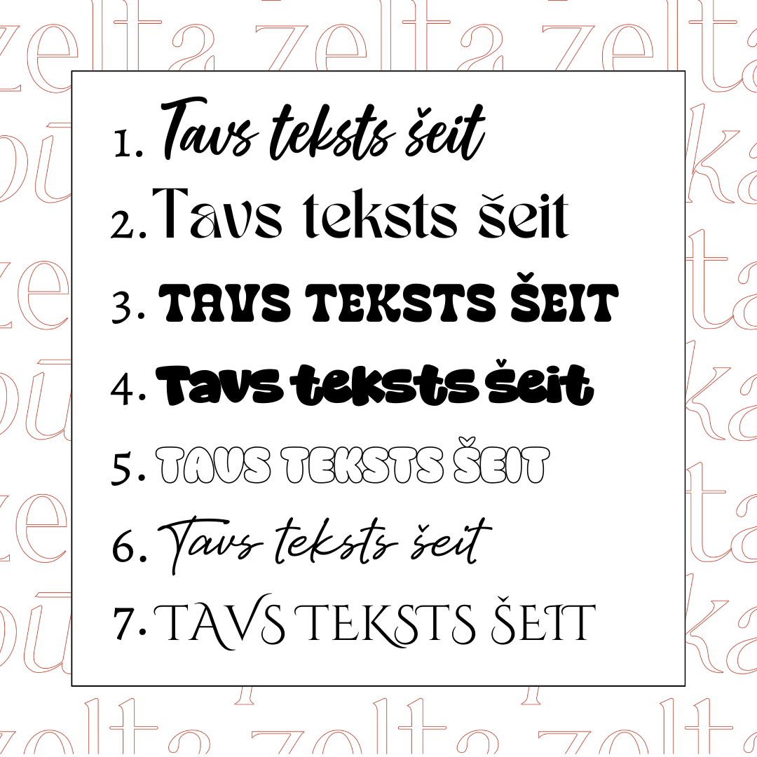 Personalizēta krūze ar tavu logo un tekstu - Zelta Pūka