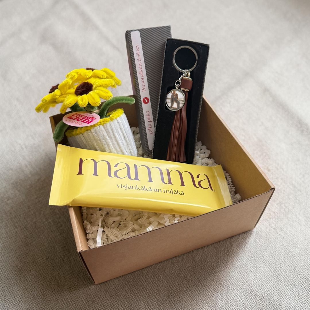 Saules pieskāriens · personalizēts dāvanu komplekts