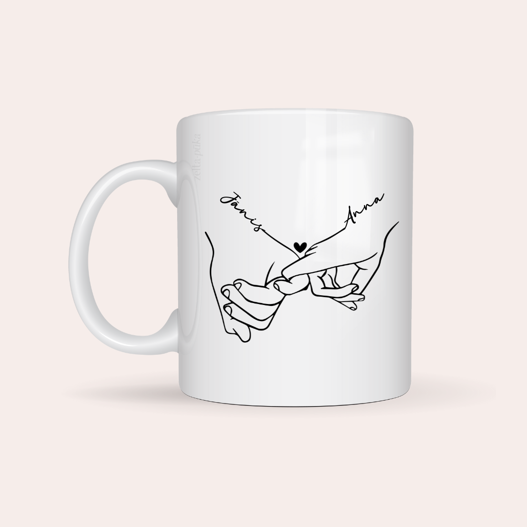 Vienmēr kopā · personalizēta krūze pārim