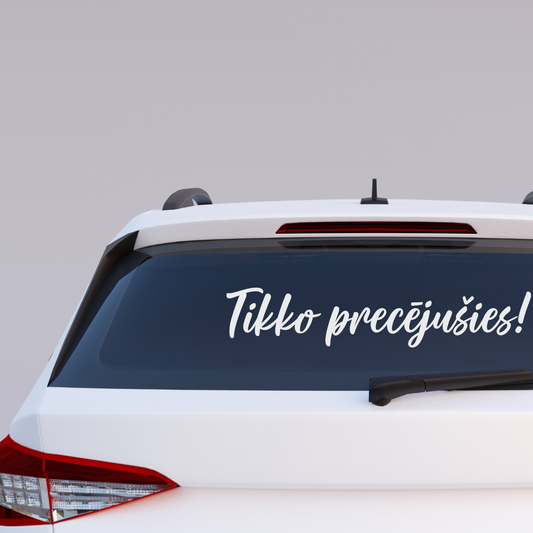 Personalizēta vinila uzlīme ar Tavu tekstu