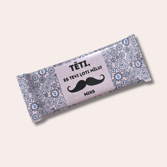 TĒTIS - personalizēta šokolāde ar ūsu dizainu