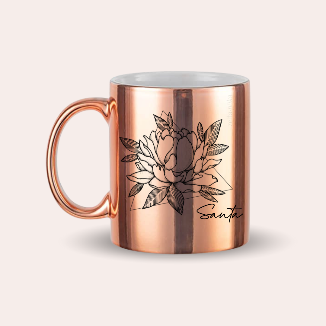 Klusais zieds · personalizēta bronzas krūze