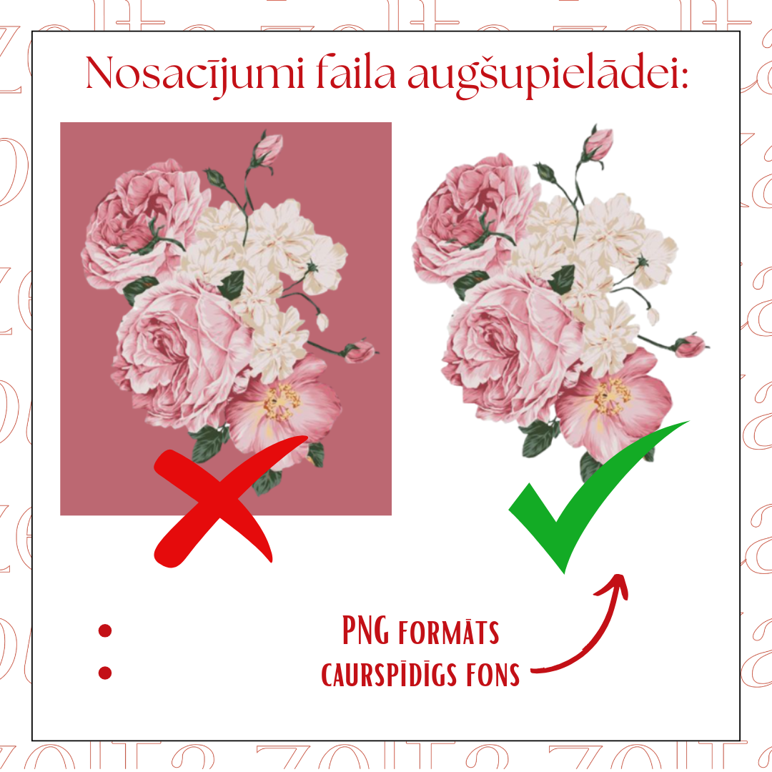 Personalizētas formas uzlīmes ar Tavu dizainu - Zelta Pūka