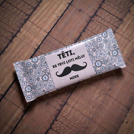 Personalized Christmas chocolates with name