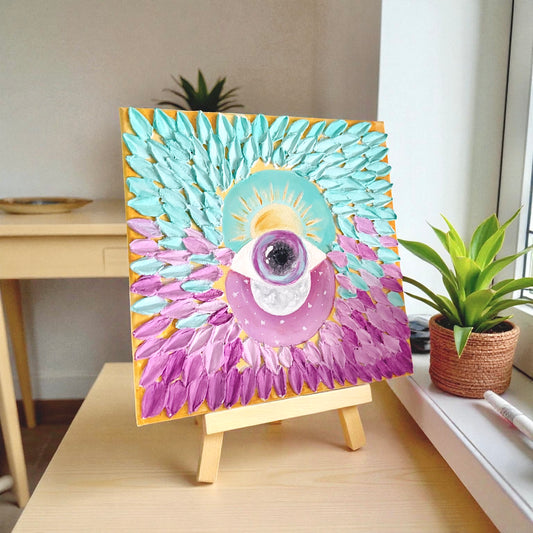 Painting 20x20cm - THOUGHTS