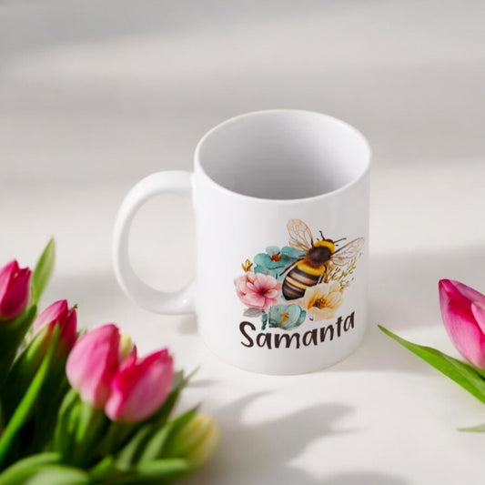 Košā Bitīte - krūze ar personalizētu vārdu - Zelta Pūka