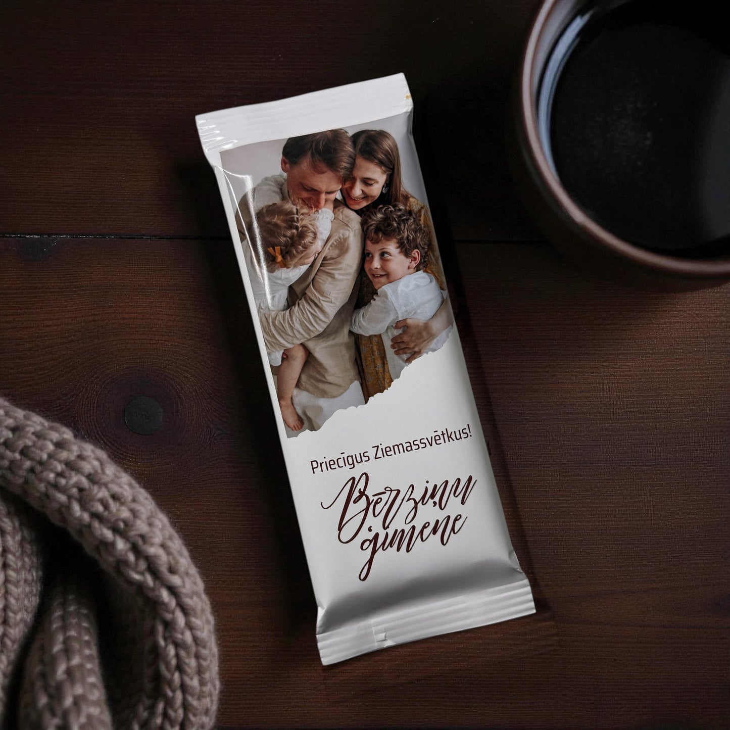 Personalizēta šokolāde ar tavu foto un tekstu