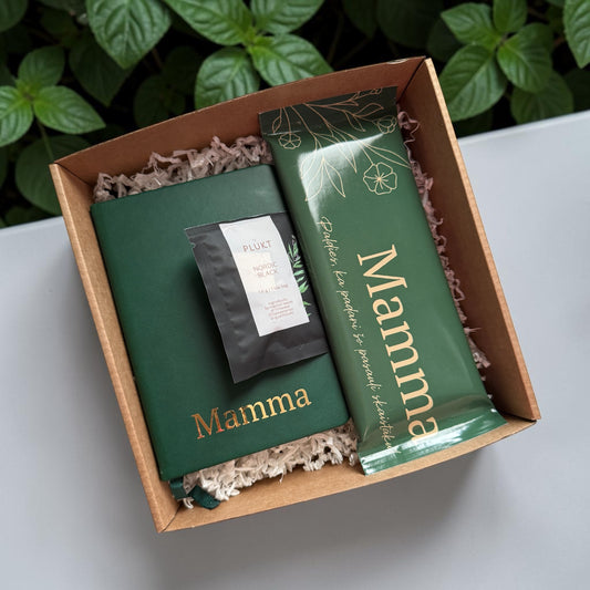 Zaļā elegance · personalizēts dāvanu komplekts