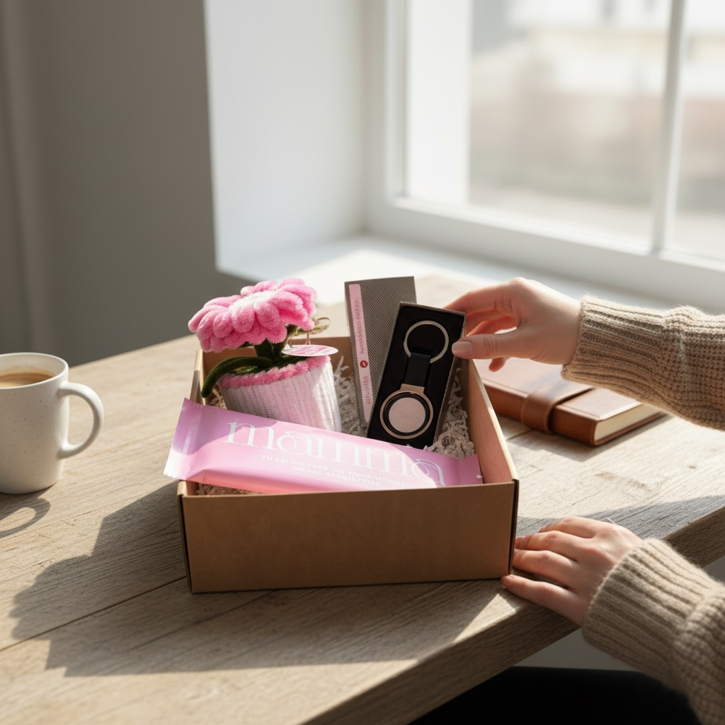 Rozā maigums · personalizēts dāvanu komplekts - Zelta Pūka