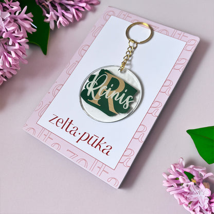 Keychain with a personalized name - 5cm