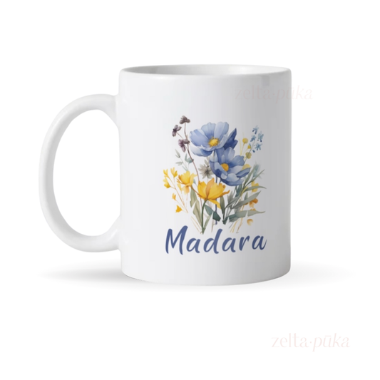 Maigums - personalizēta krūze ar tavu vārdu - Zelta Pūka