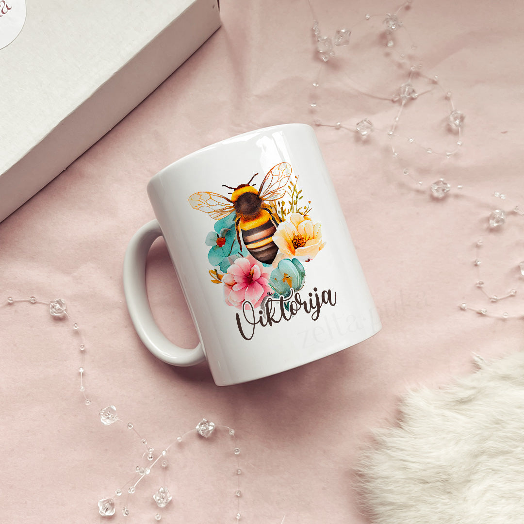 "Dear owl" personalized mug with your name