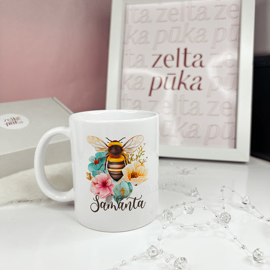 "Dear owl" personalized mug with your name