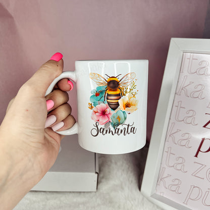 "Dear owl" personalized mug with your name