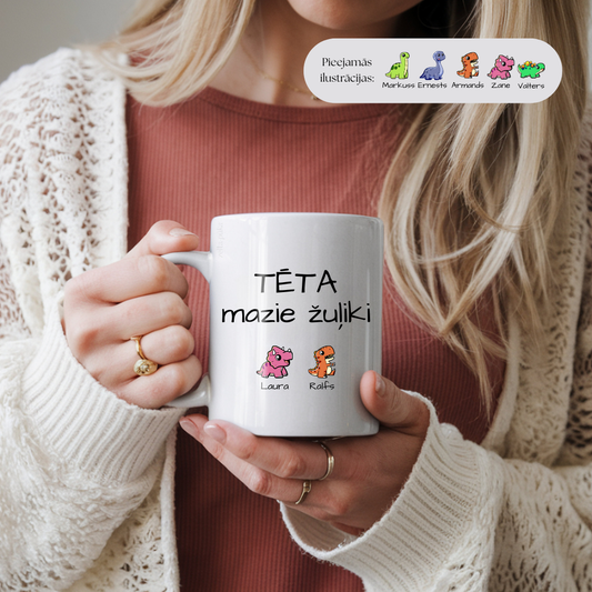 Personalized mug "Mazie Žuliki"