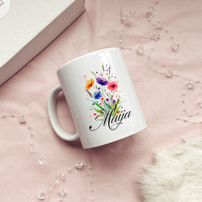 "Dear owl" personalized mug with your name