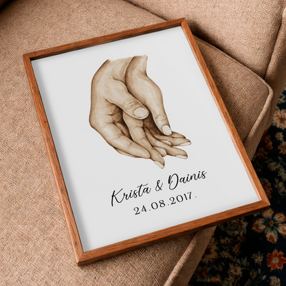 Pieskāriens · personalizēts sienas plakāts