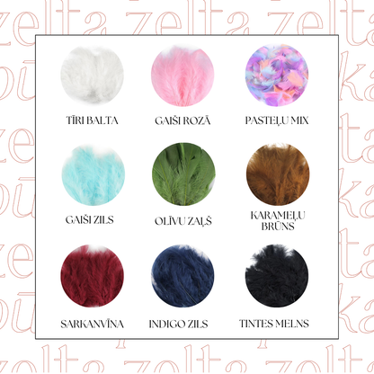 Ziemassvētku rotājumu pildījumu krāsas