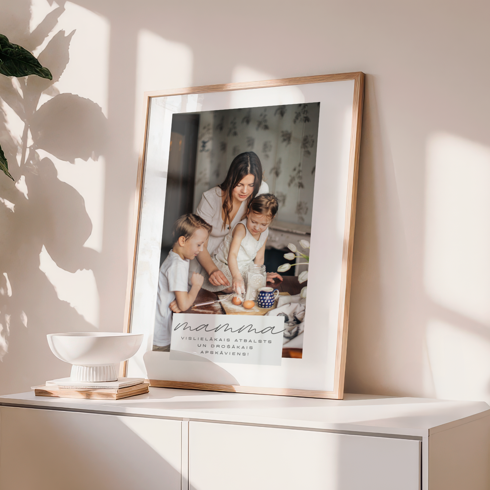 personalizēts plakāts mammai ar fotogrāfiju dāvana mammai