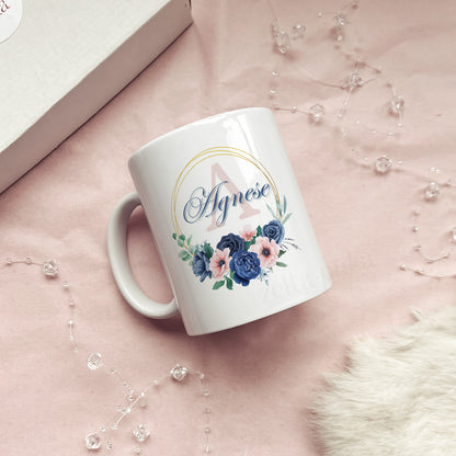 Personalized white mug with your name