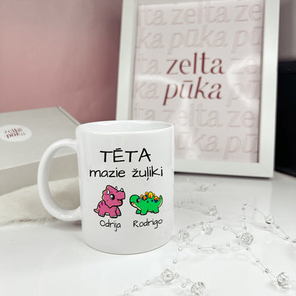 Personalized mug "Mazie Žuliki"