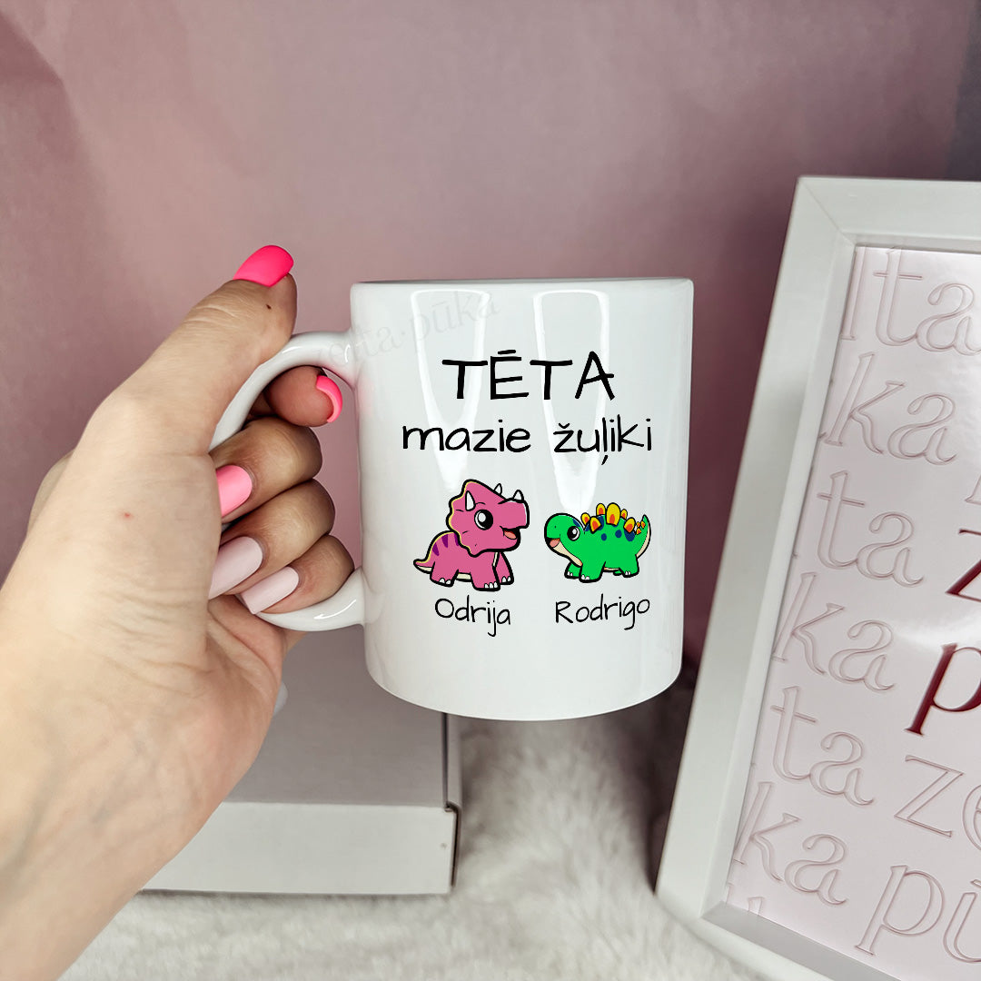 Personalized mug "Mazie Žuliki"