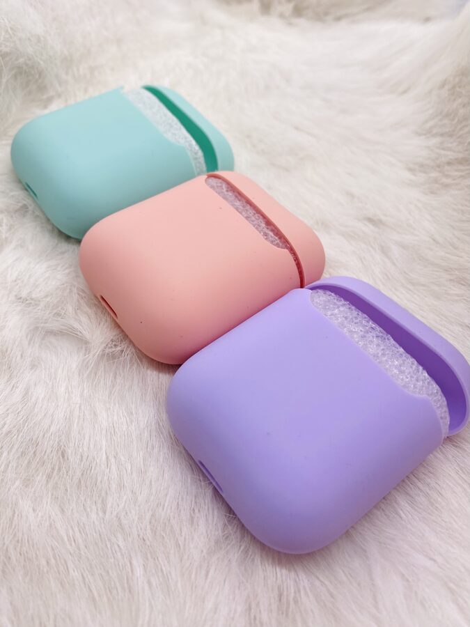 Soft Silicone Apple Airpod Covers - No Engraving