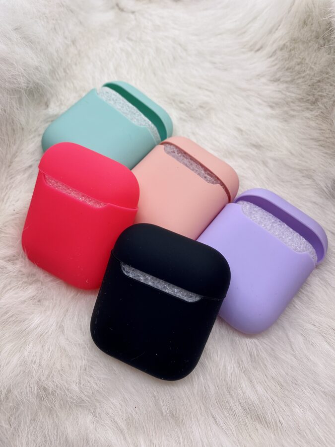 Soft Silicone Apple Airpod Covers - No Engraving